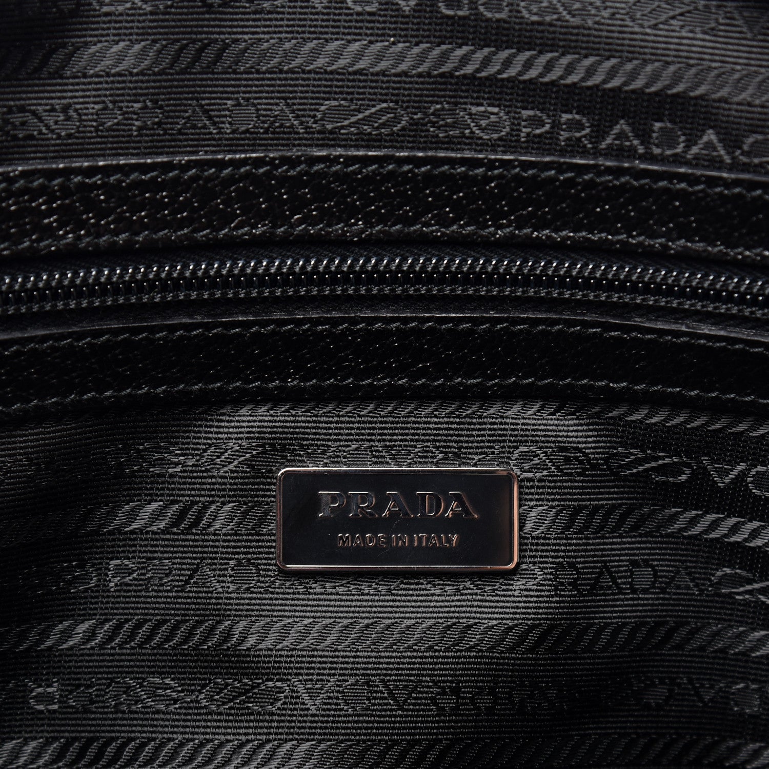 Prada Cinghiale Travel Bag Black 7 of 8