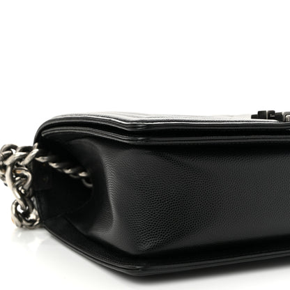 Chanel Caviar Quilted Medium Boy Flap Black 9 of 11
