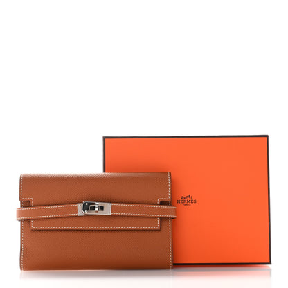 Hermes Epsom Medium Kelly Wallet Gold 8 of 8
