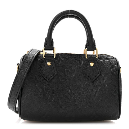 Louis Vuitton Empreinte Monogram Nano Speedy Black 1 of 10