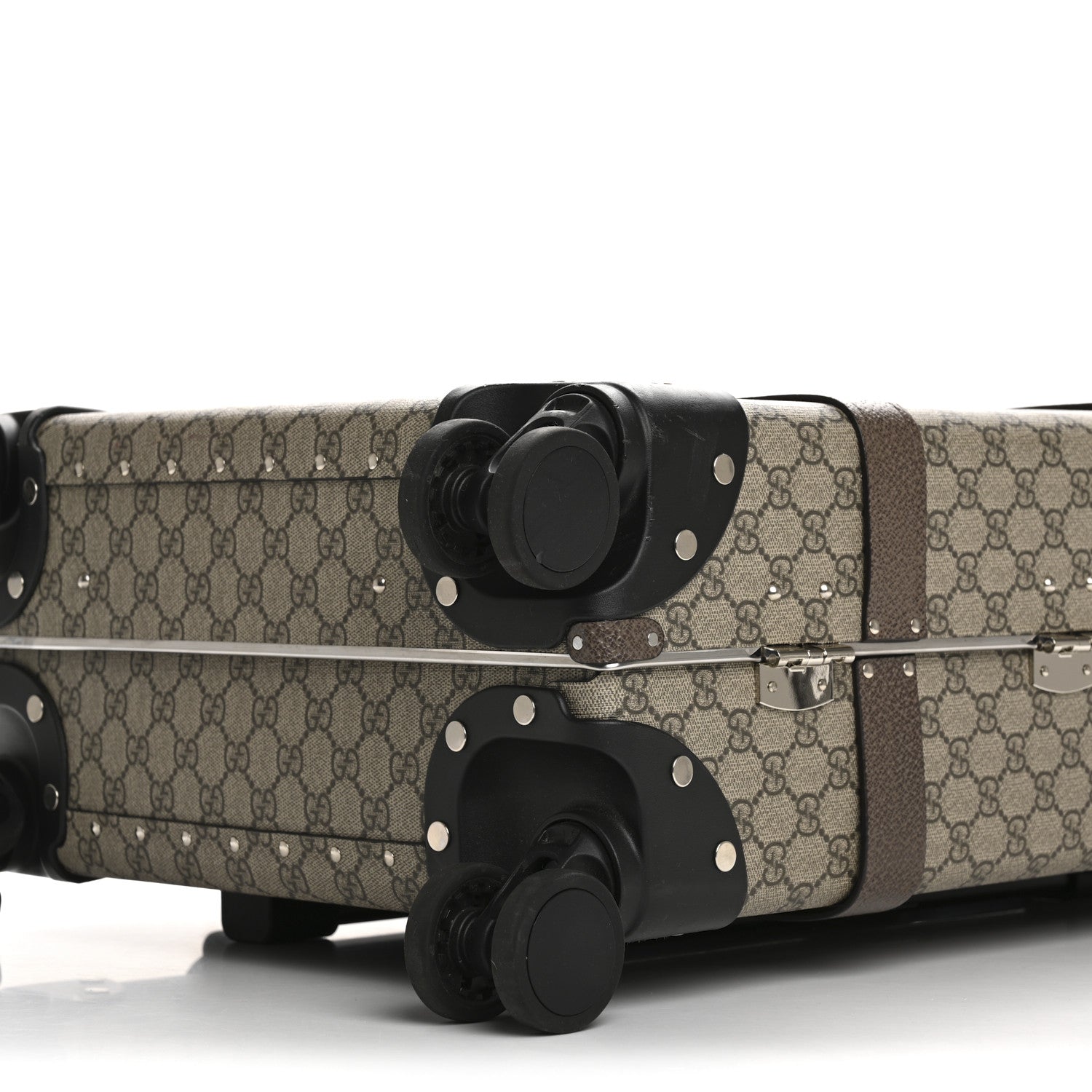 Gucci Supreme Monogram Globe-Trotter Carry-On Brown 9 of 15