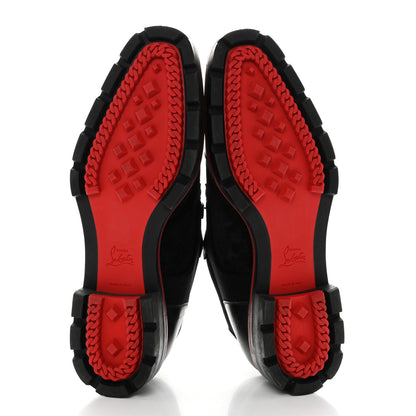 Christian Louboutin Calfskin Suede Mens Simon Derby Oxfords 43 Black 5 of 8