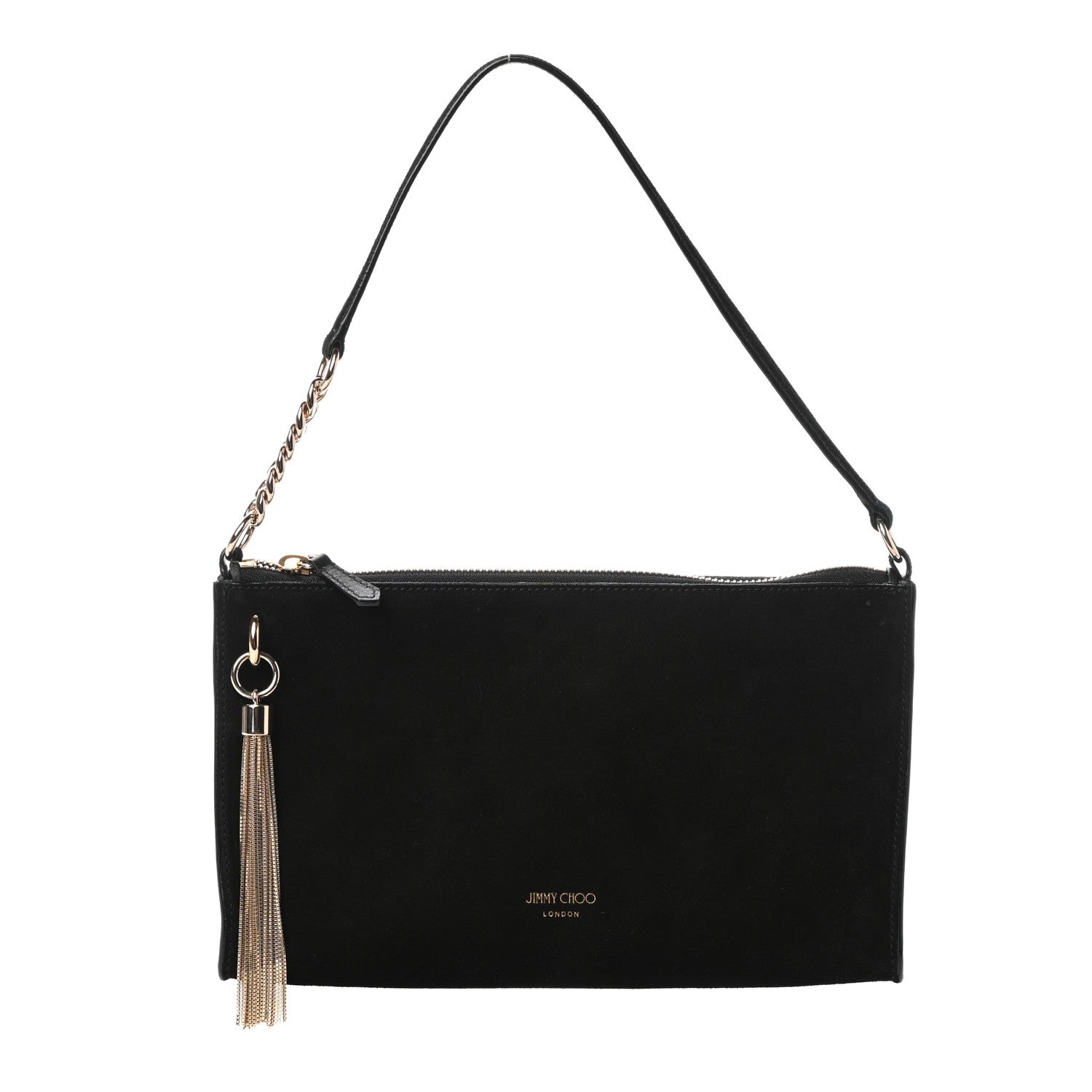 Jimmy Choo Suede Callie Mini Hobo Black 1 of 9
