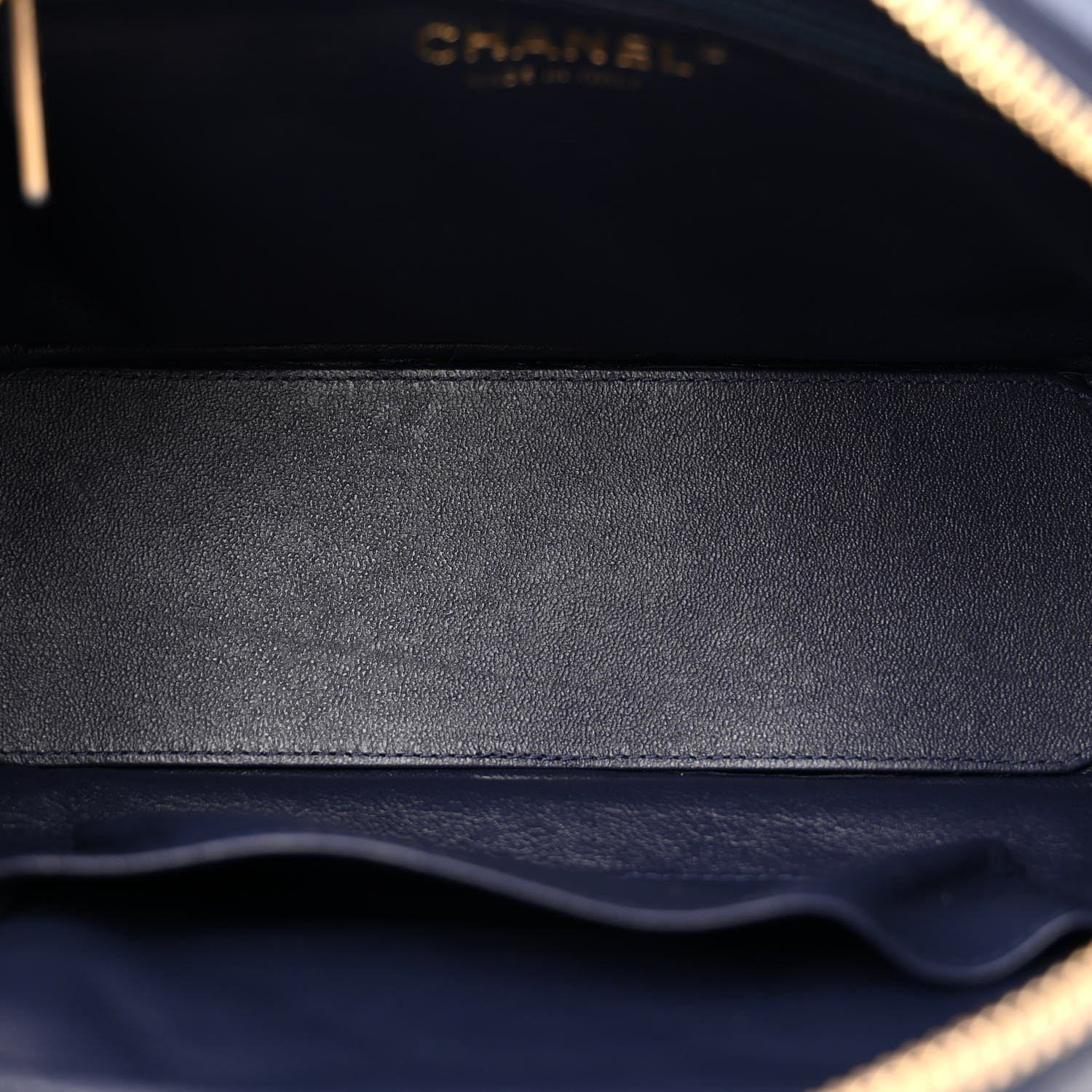 Chanel Aged Calfskin Quilted Medium Reissue Camera Case Navy 5 of 11