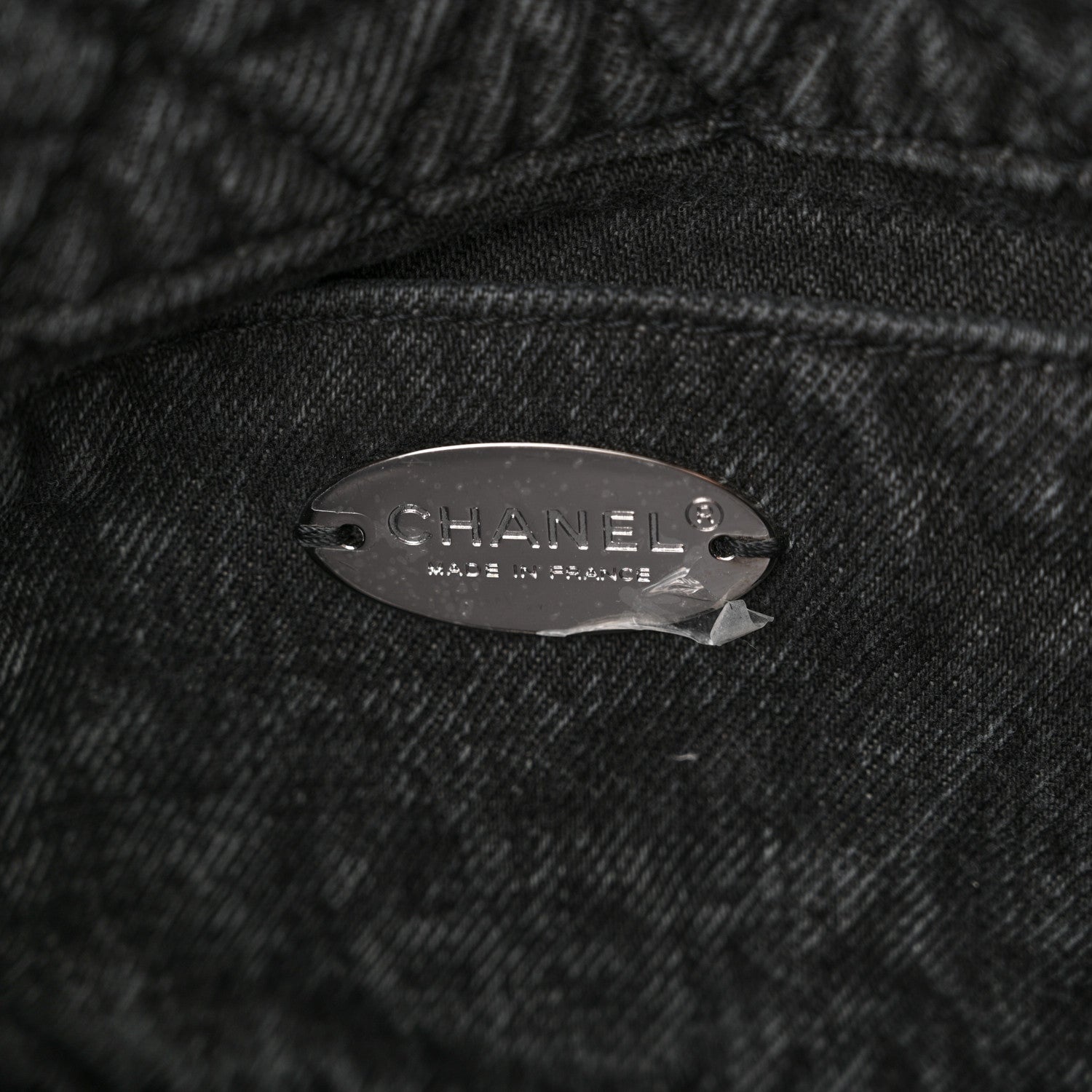Chanel Washed Denim Quilted Small Denimpression Flap Grey Black 7 of 13