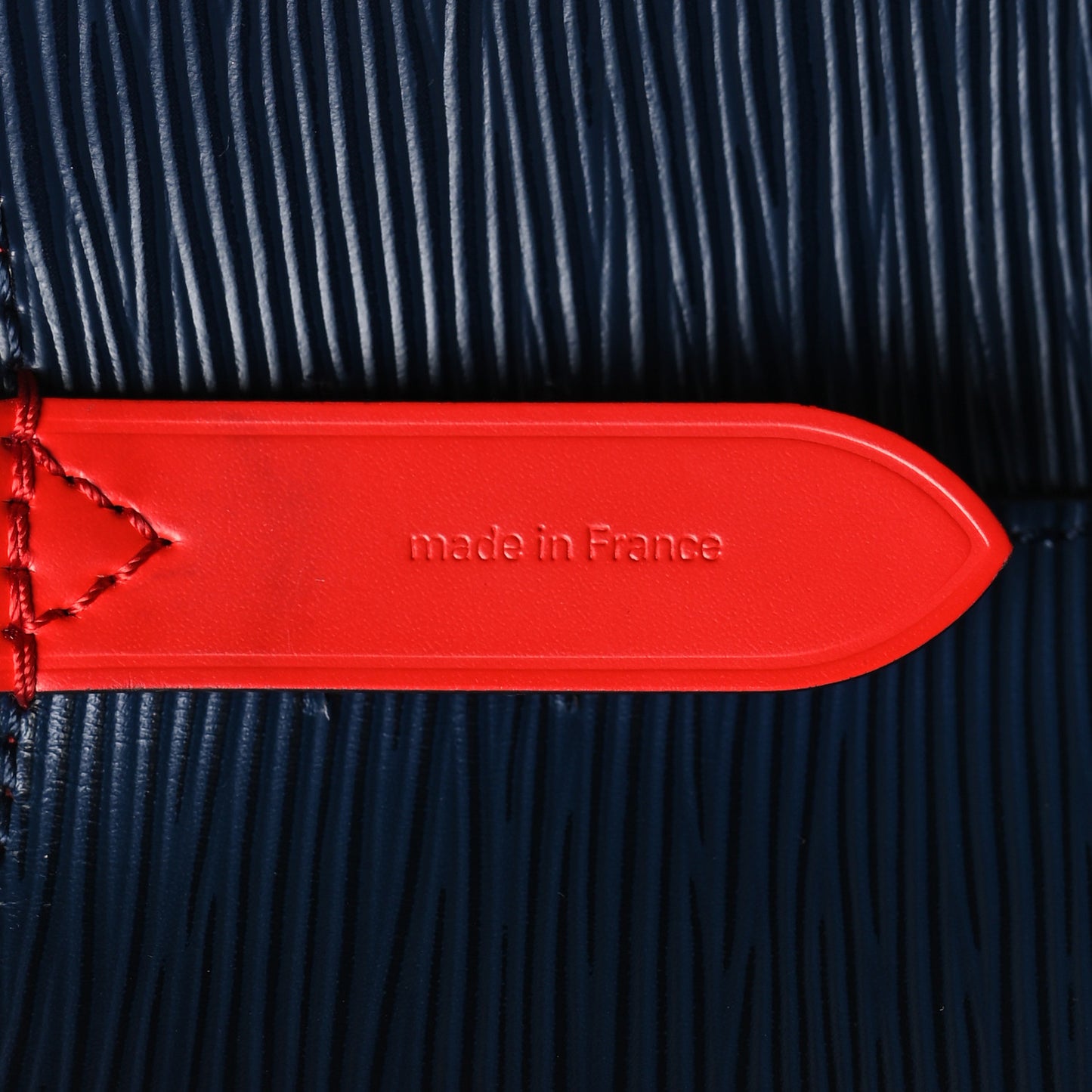 LOUIS VUITTON Epi Neonoe Indigo Coquelicot