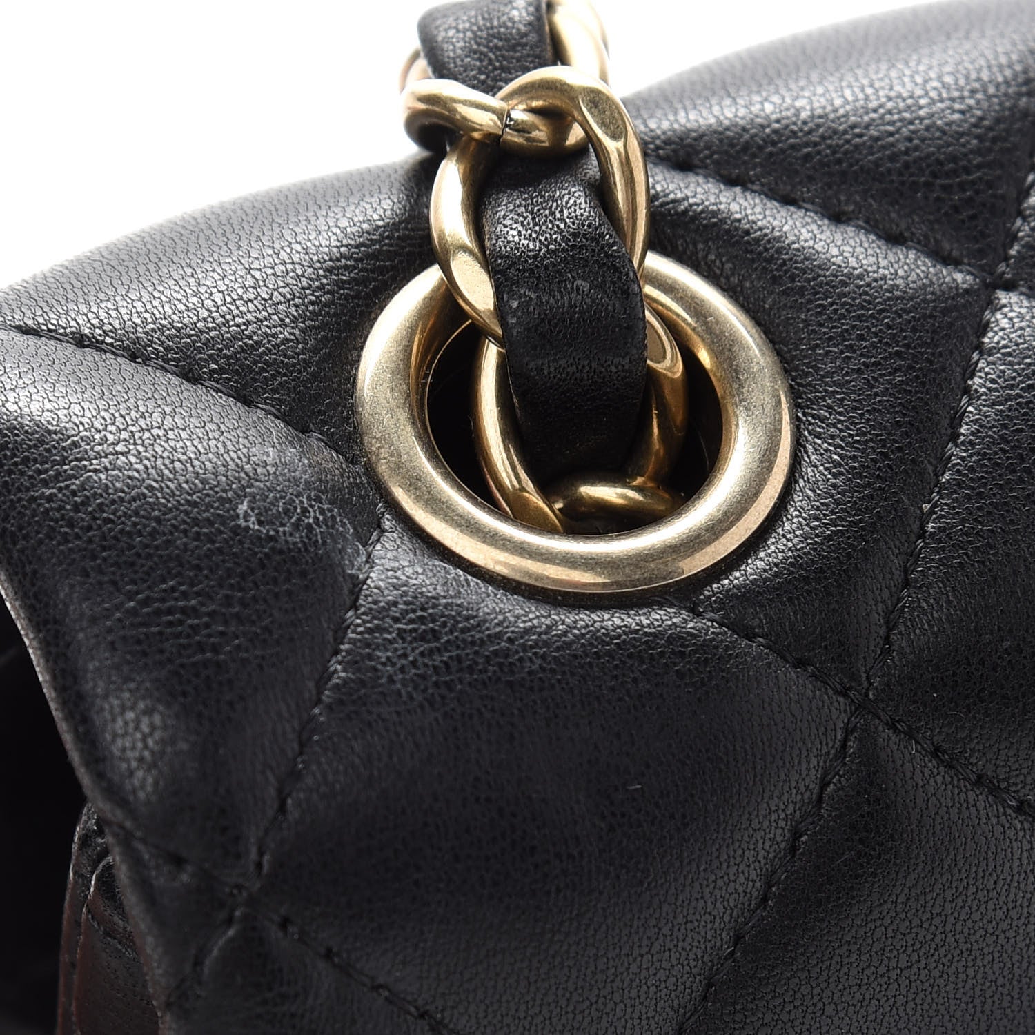 Chanel Lambskin Quilted Mini Rectangular Flap Black 10 of 10
