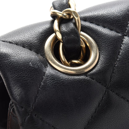 Chanel Lambskin Quilted Mini Rectangular Flap Black 10 of 10