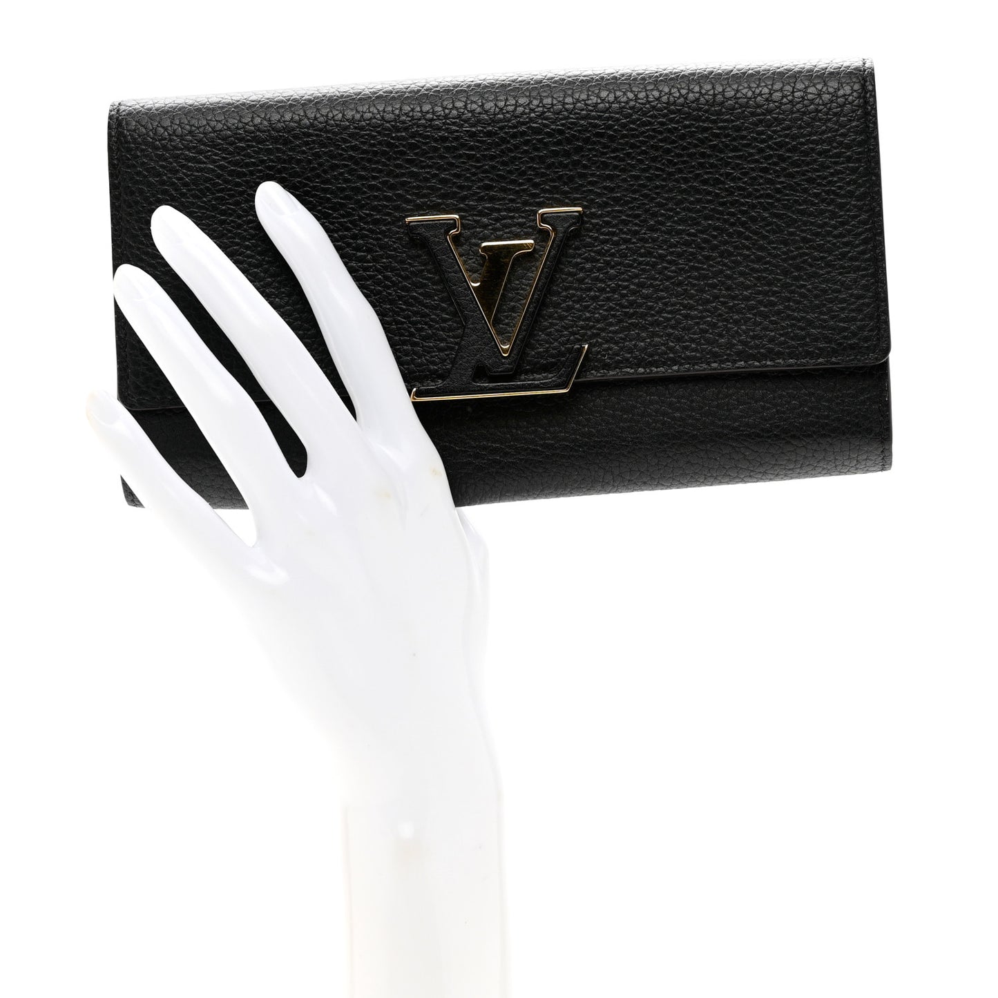 Taurillon Capucines Wallet Black