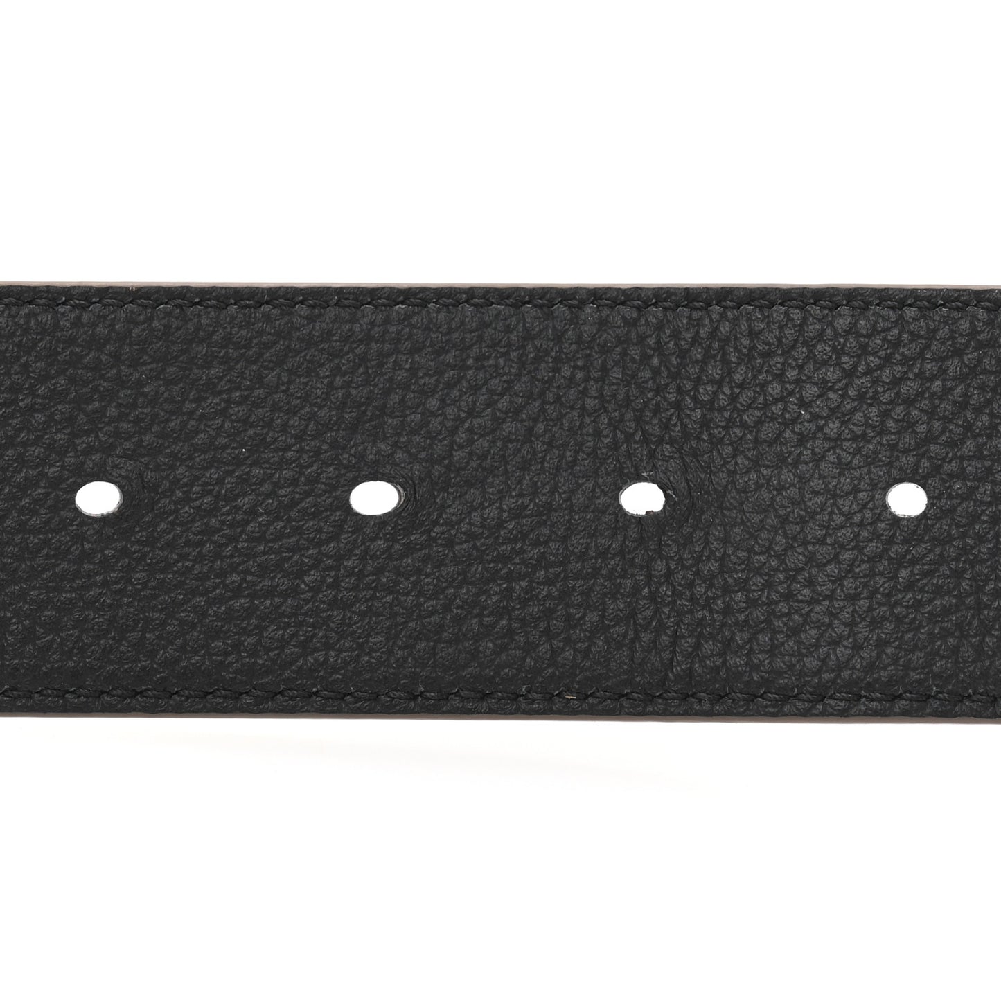 Grained Calfskin CD Belt 90 36 Brown Black