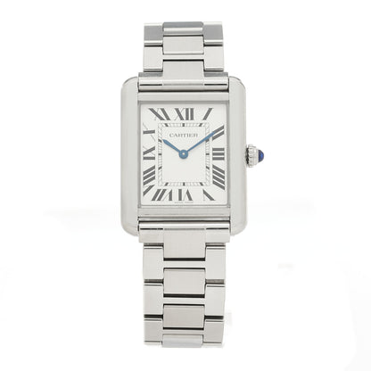 Cartier Stainless Steel 24mm Tank Solo Quartz Watch 1 of 4