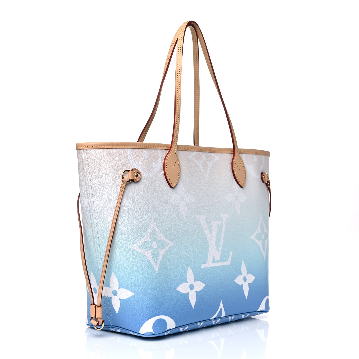 Monogram Giant By The Pool Neverfull MM Blue