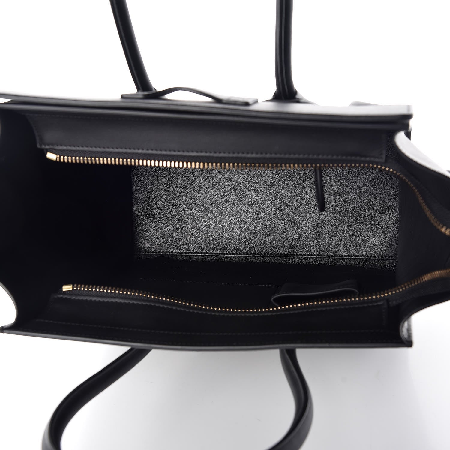 Celine Smooth Calfskin Micro Luggage Black 7 of 11