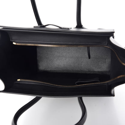 Celine Smooth Calfskin Micro Luggage Black 7 of 11