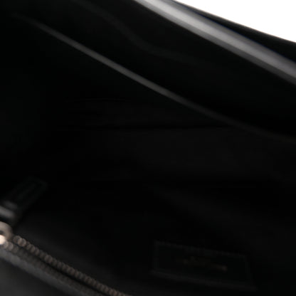 Saint Laurent Crinkled Calfskin Monogram Medium Niki Chain Satchel Black 5 of 10
