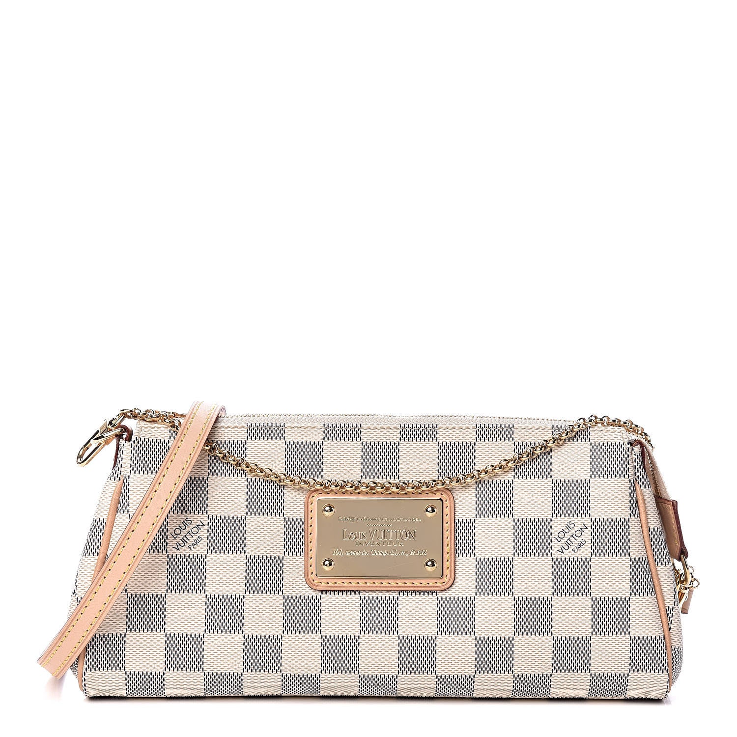 Louis Vuitton Damier Azur Eva Clutch 1 of 9