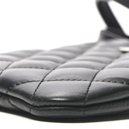 Chanel Lambskin Quilted Crossbody Bag Black 10 of 12
