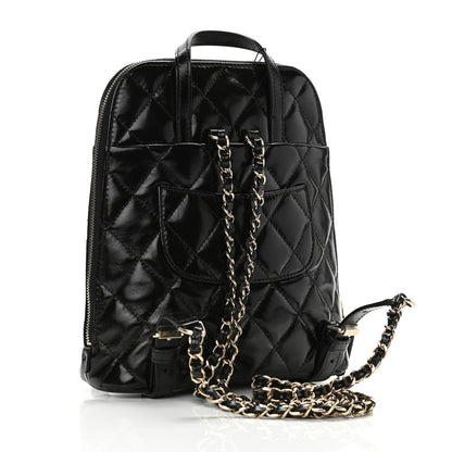 Chanel Shiny Calfskin My Pocket Backpack Black 3 of 12