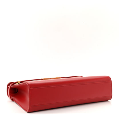 Saint Laurent Smooth Calfskin Manhattan Shoulder Bag Rouge Eros 6 of 17