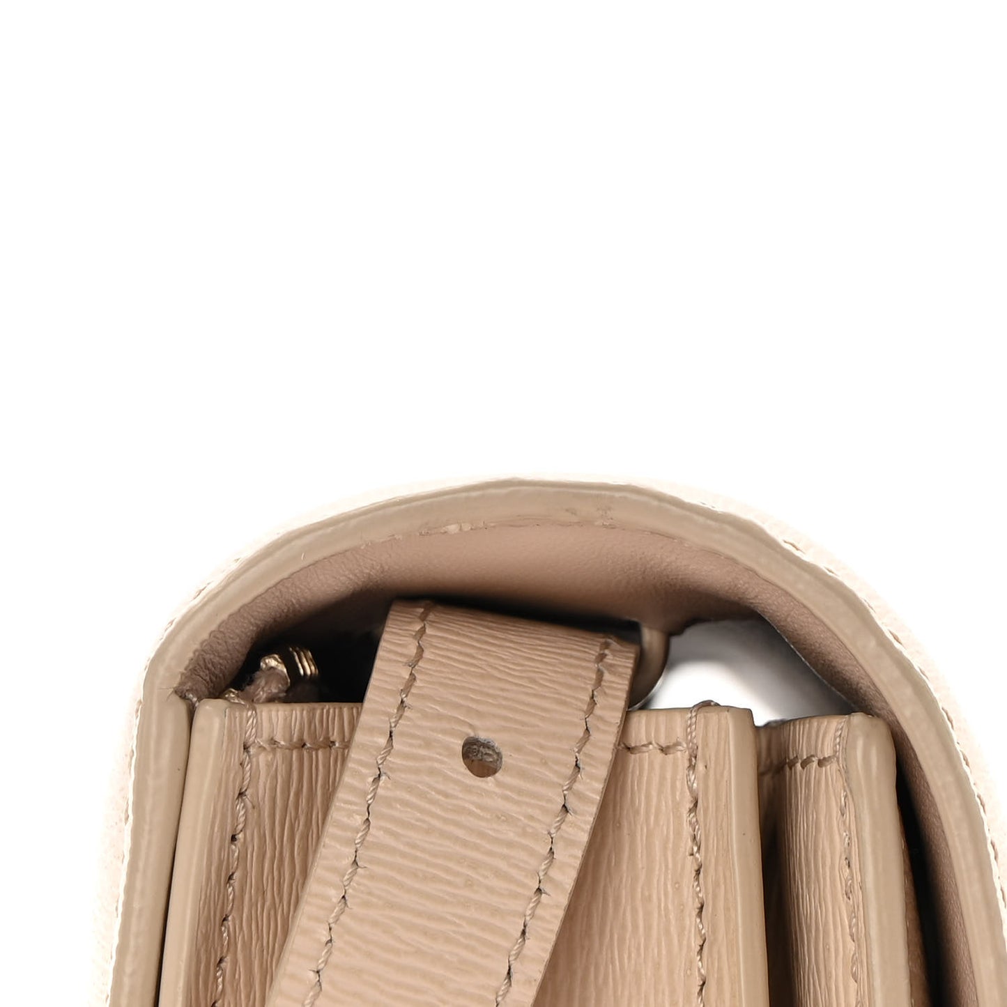 Liege Calfskin Medium Classic Box Flap Bag Powder