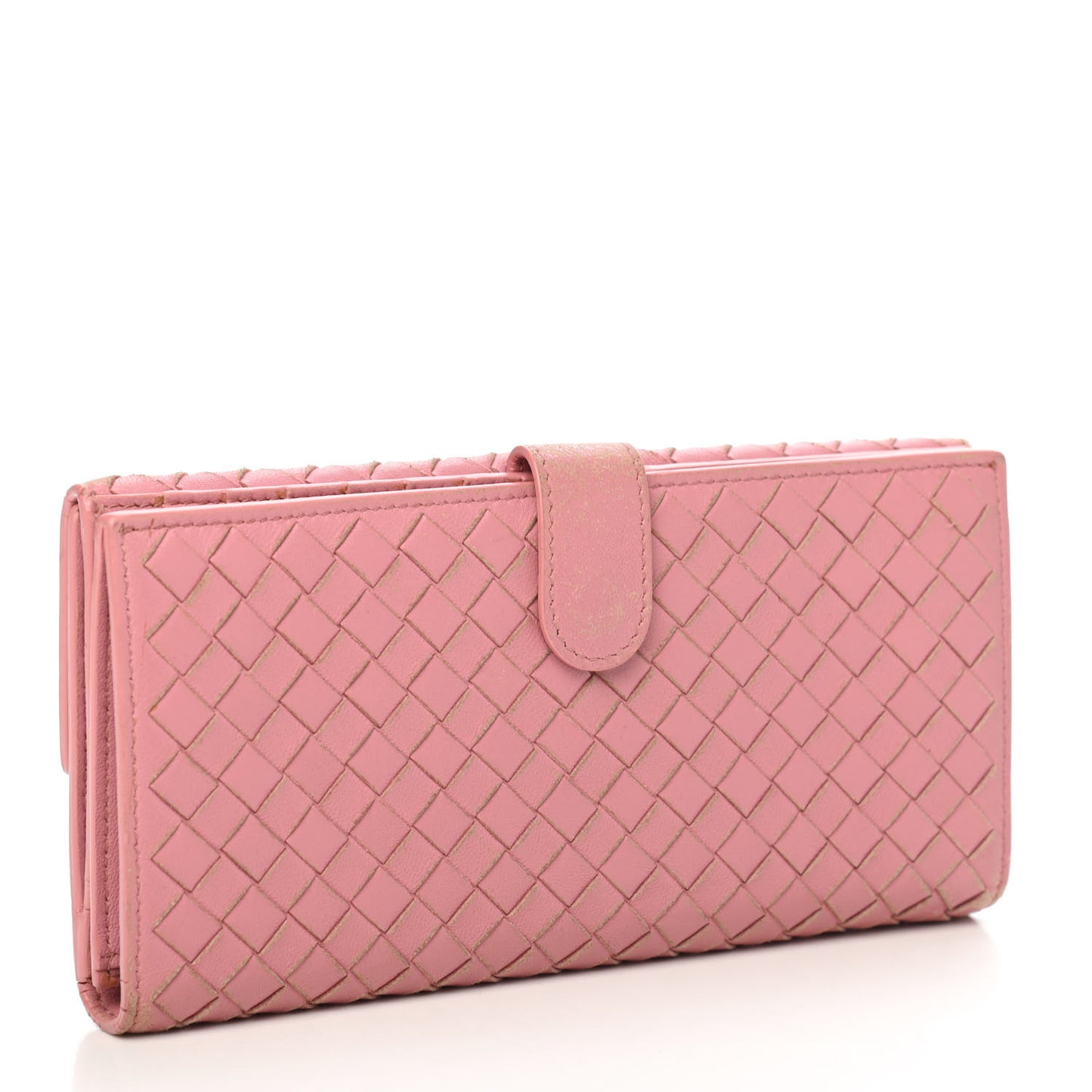 Nappa Intrecciato Continental Flap Wallet Watteau