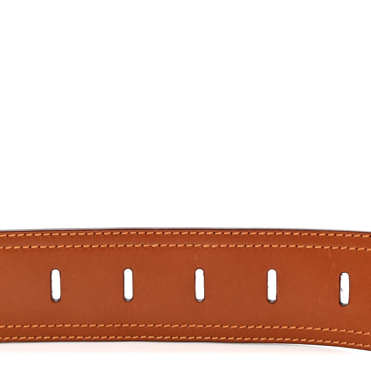 Fendi Calfskin B Wide Belt 70 28 Brown 5 of 6