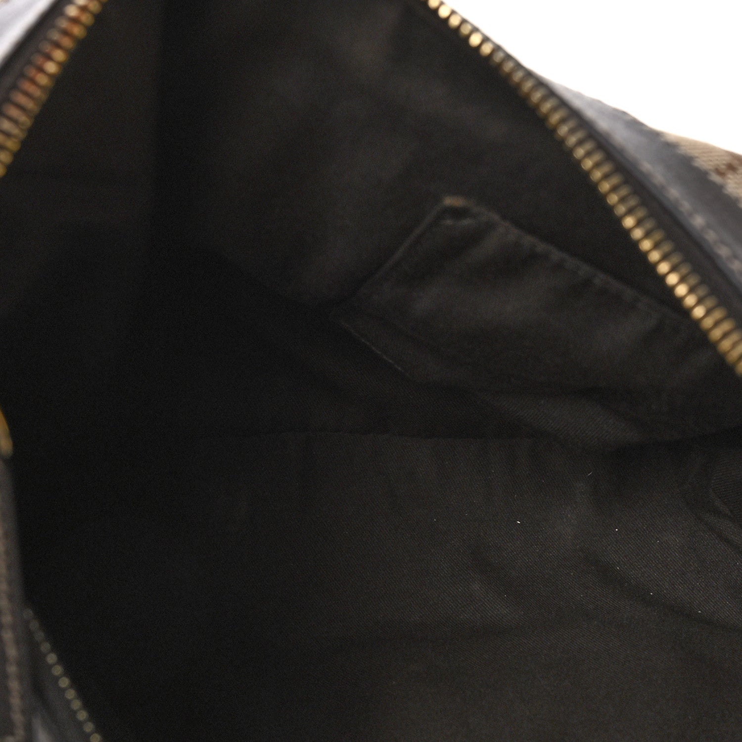 Gucci Monogram Medium D Gold Ring Hobo Dark Brown 5 of 13