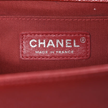 Chanel Caviar Quilted Medium Boy Flap Red 6 of 12