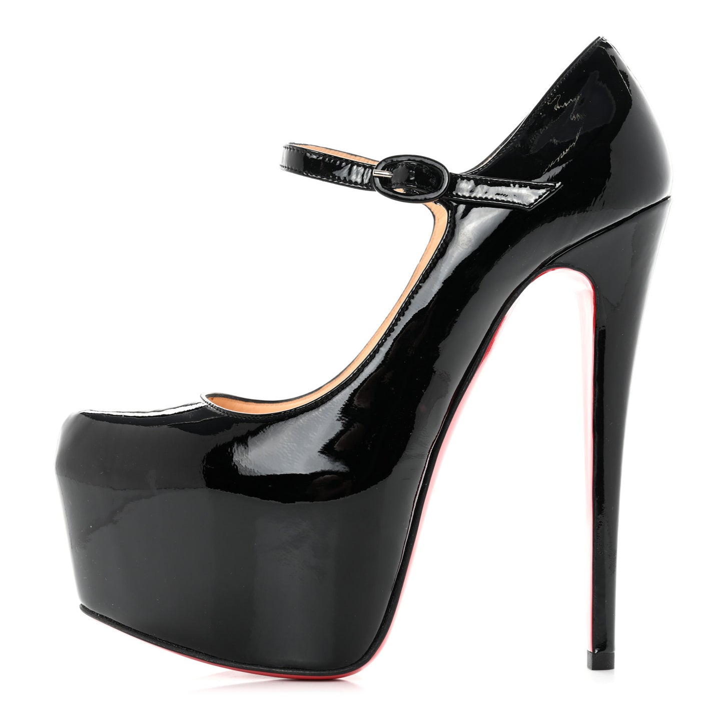 Patent Calfskin Lady Daf 160 Pumps 36.5 Black