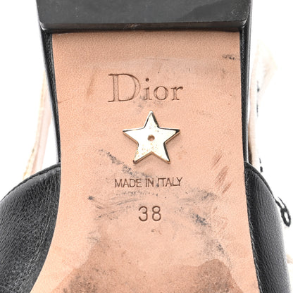 Christian Dior Lambskin Ribbon J'Adior Slingback Ballet Flats 38 Black 6 of 10