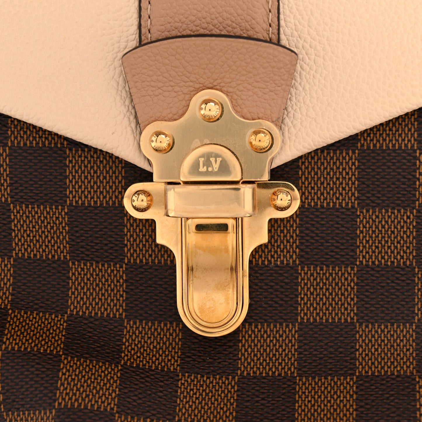 Damier Ebene Clapton Backpack Creme