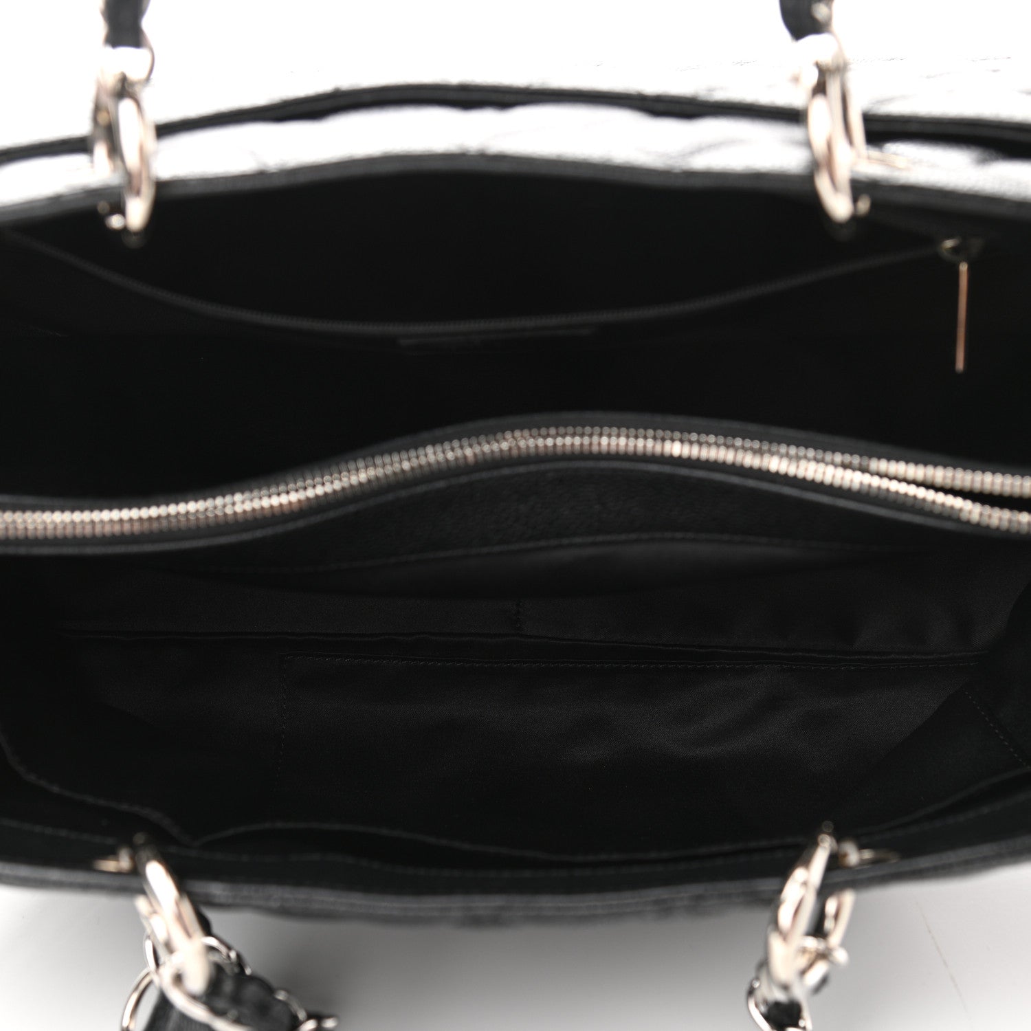Chanel Caviar Quilted XL Grand Shopping Tote GST Black 5 of 12