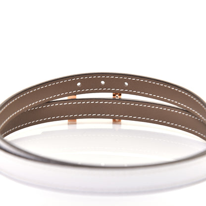 Hermes Epsom Swift 13mm Focus Belt 80 Etoupe White 5 of 6