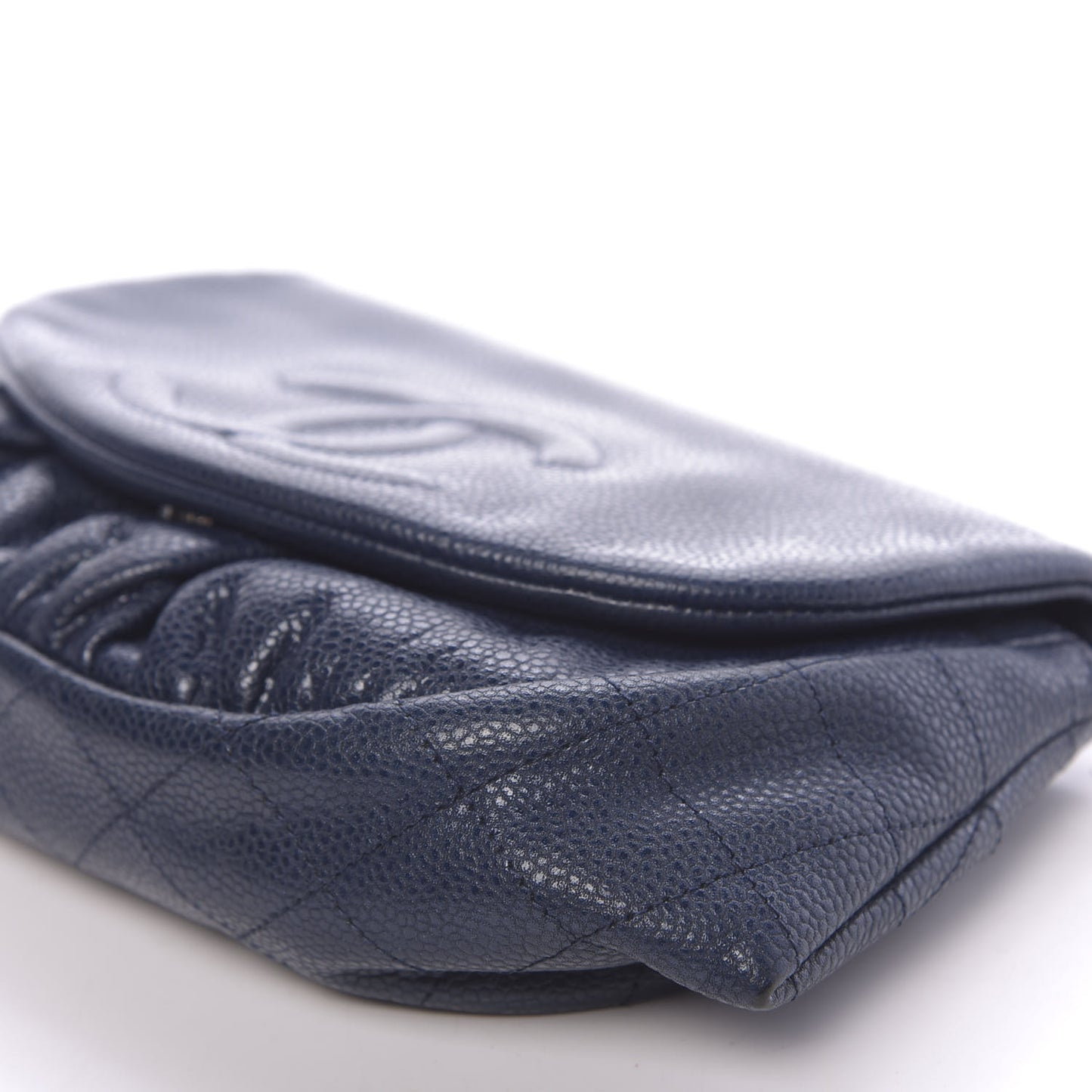 Caviar Half Moon Wallet On Chain WOC Navy