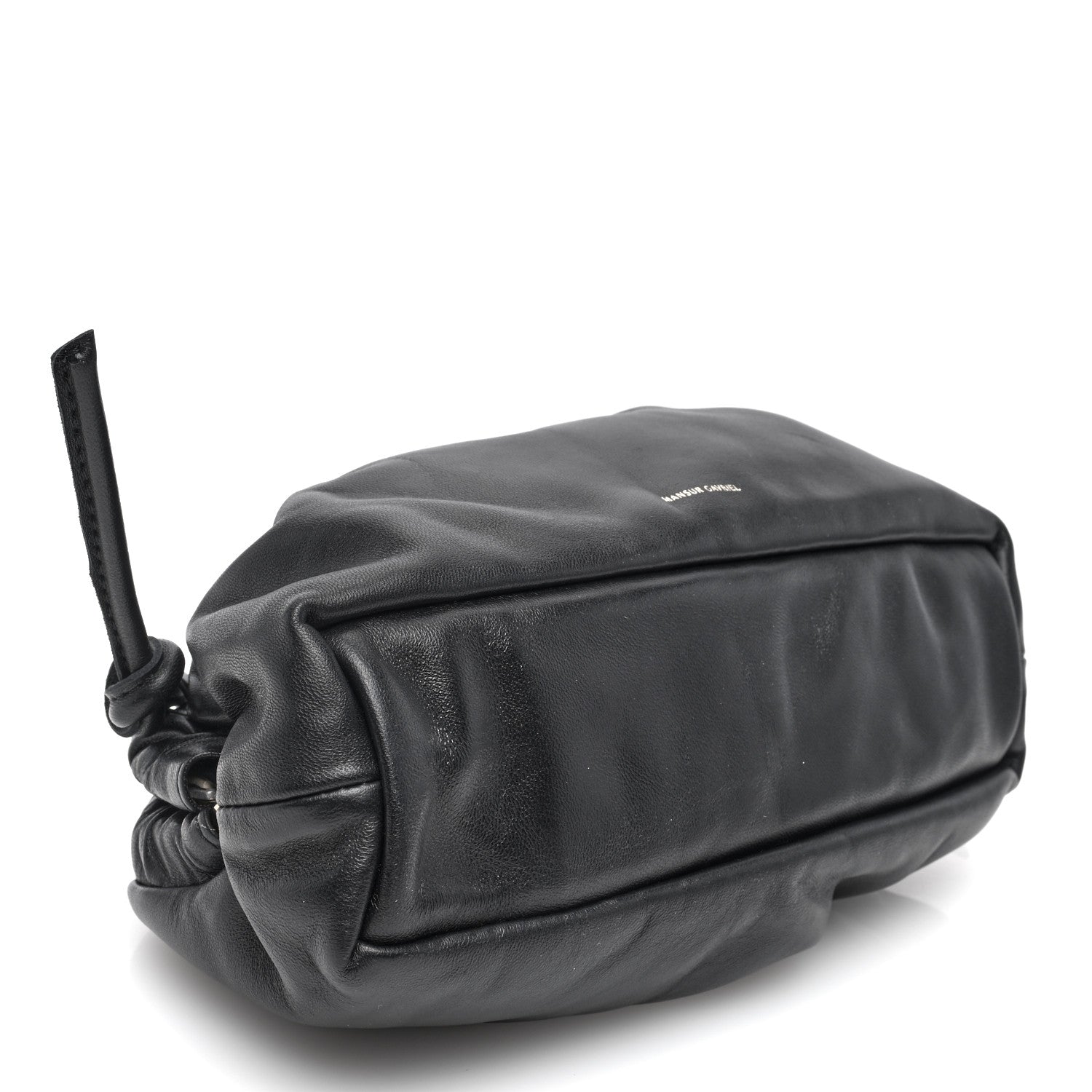 Mansur Gavriel Lambskin Mini Cloud Clutch Black Flamma 4 of 8
