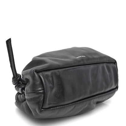 Mansur Gavriel Lambskin Mini Cloud Clutch Black Flamma 4 of 8