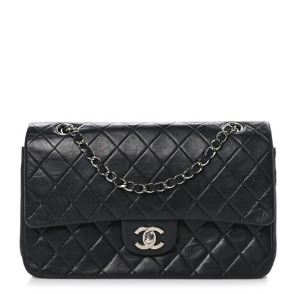Chanel Lambskin Quilted Medium Double Flap Black 1 of 11
