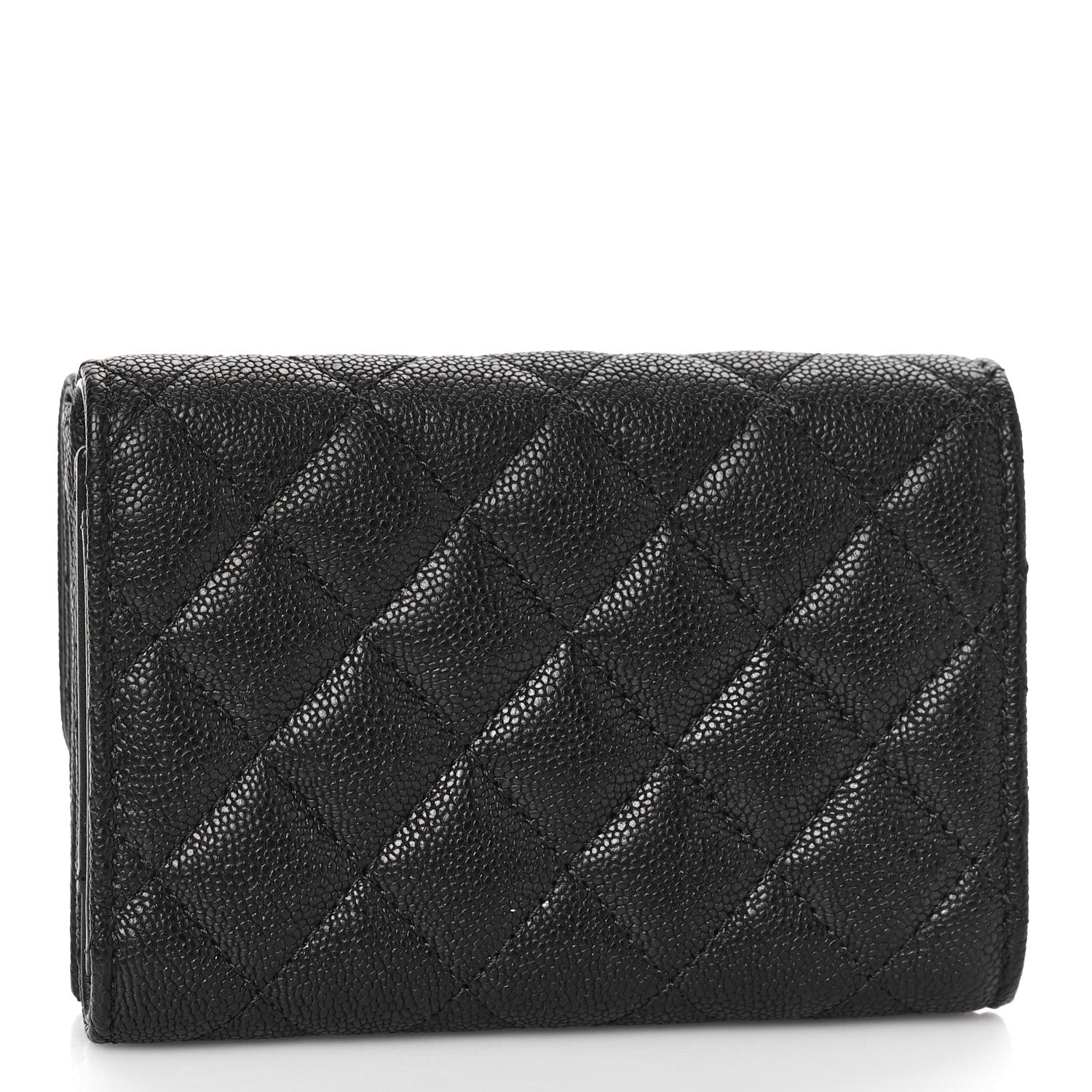 Chanel Caviar Quilted Small Boy Flap Wallet Black 3 of 11