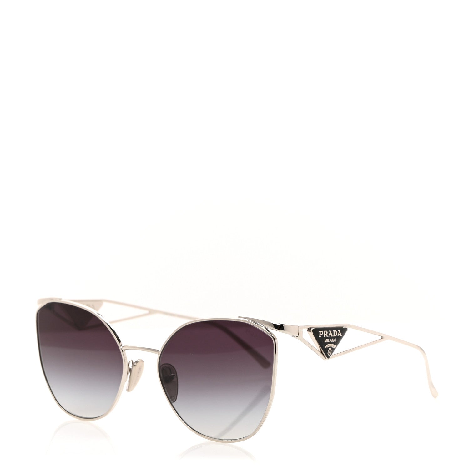 Prada Sunglasses SPR 50Z Silver 1 of 8