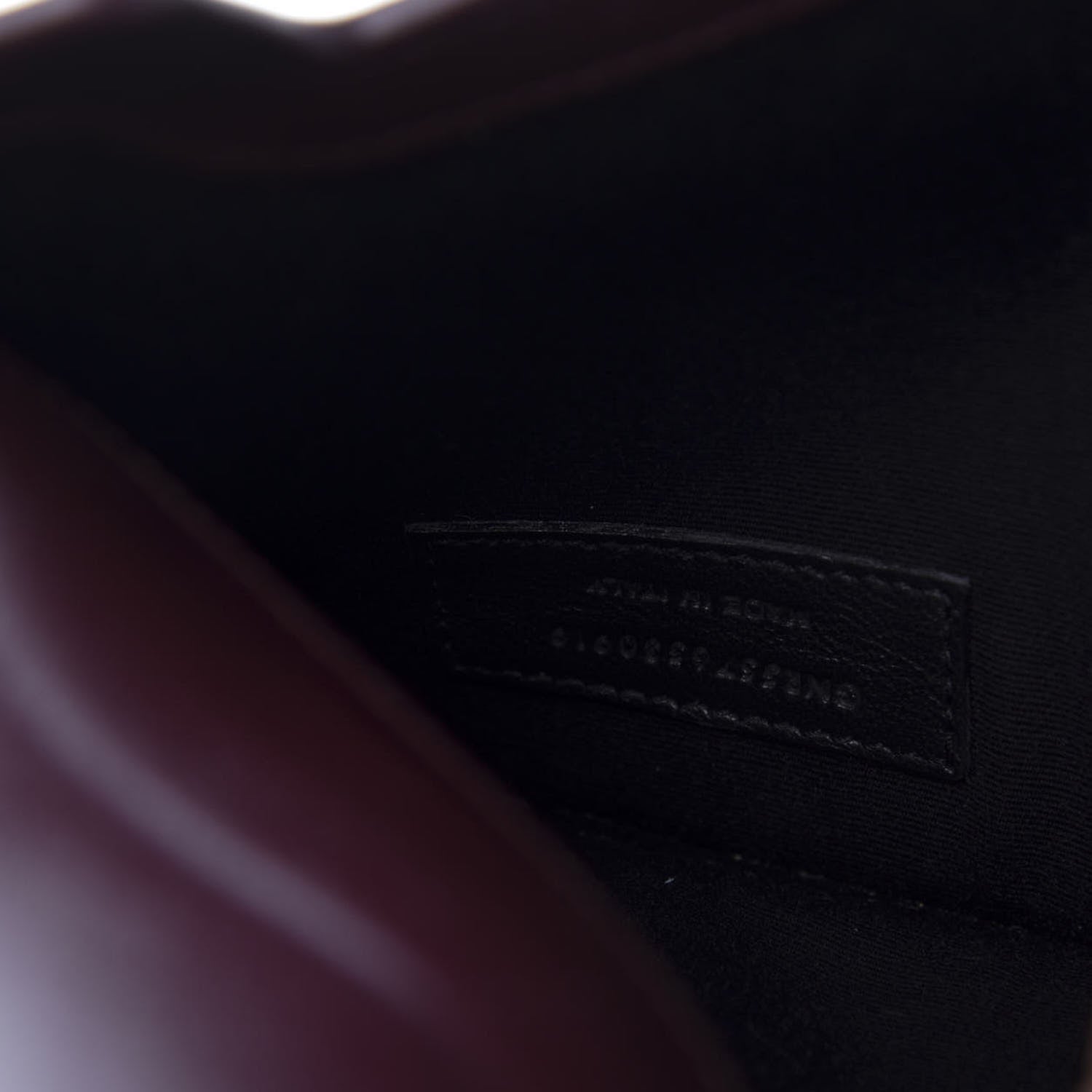 Saint Laurent Smooth Shiny Calfskin Medium Uptown Removable Pouch 9 of 10