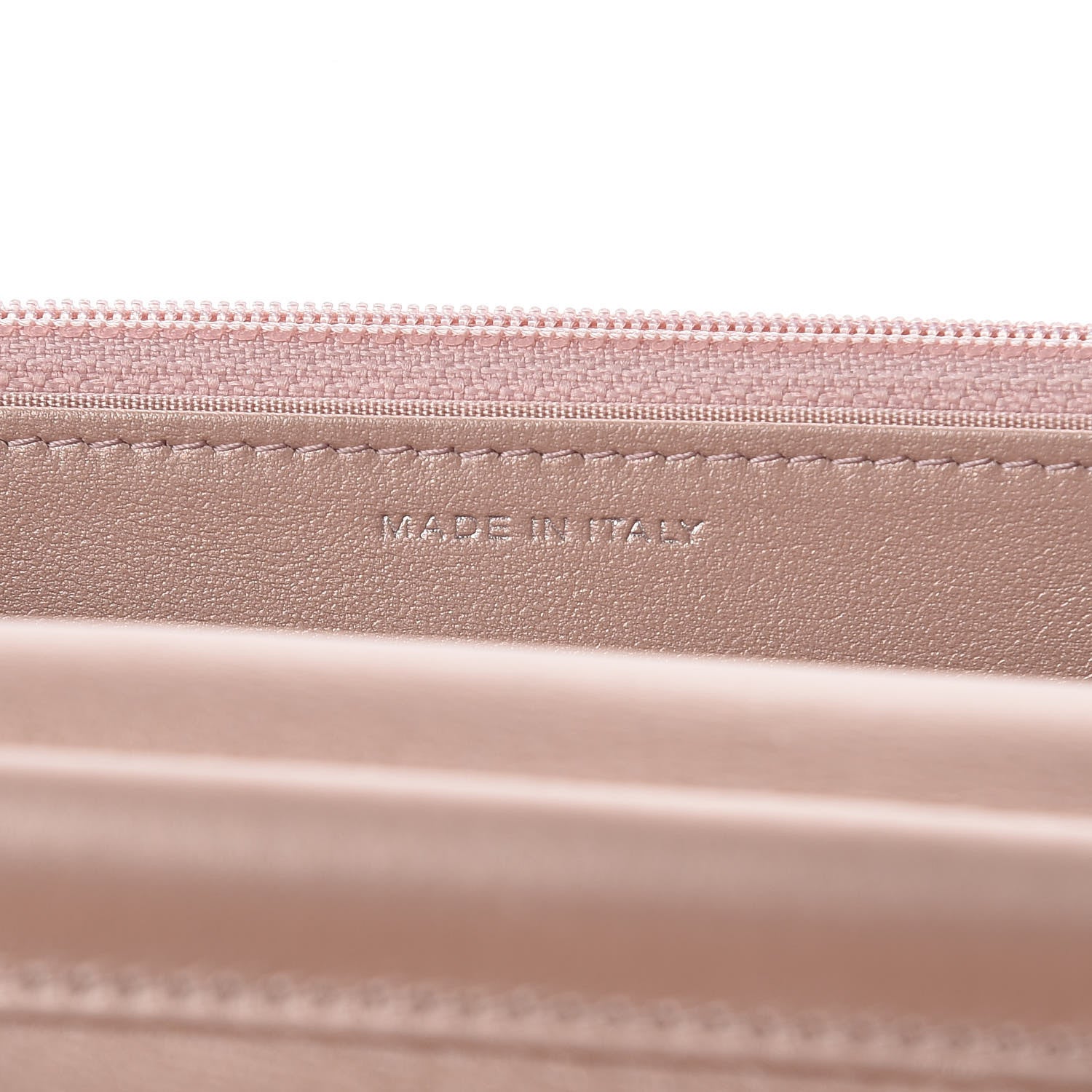 Chanel Goatskin Camellia Embossed Wallet On Chain WOC Light Pink 7 of 11