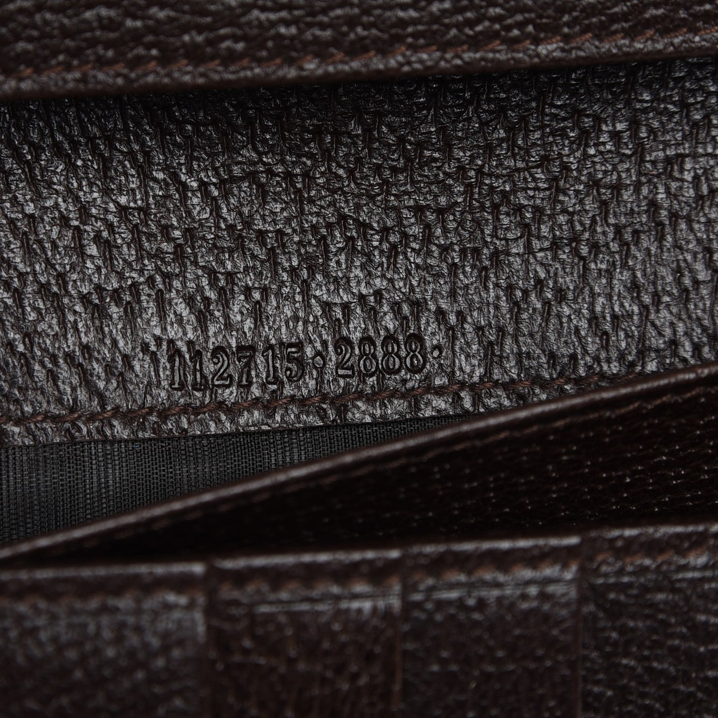 Monogram Metal Bar Continental Flap Wallet Beige Ebony Dark Brown