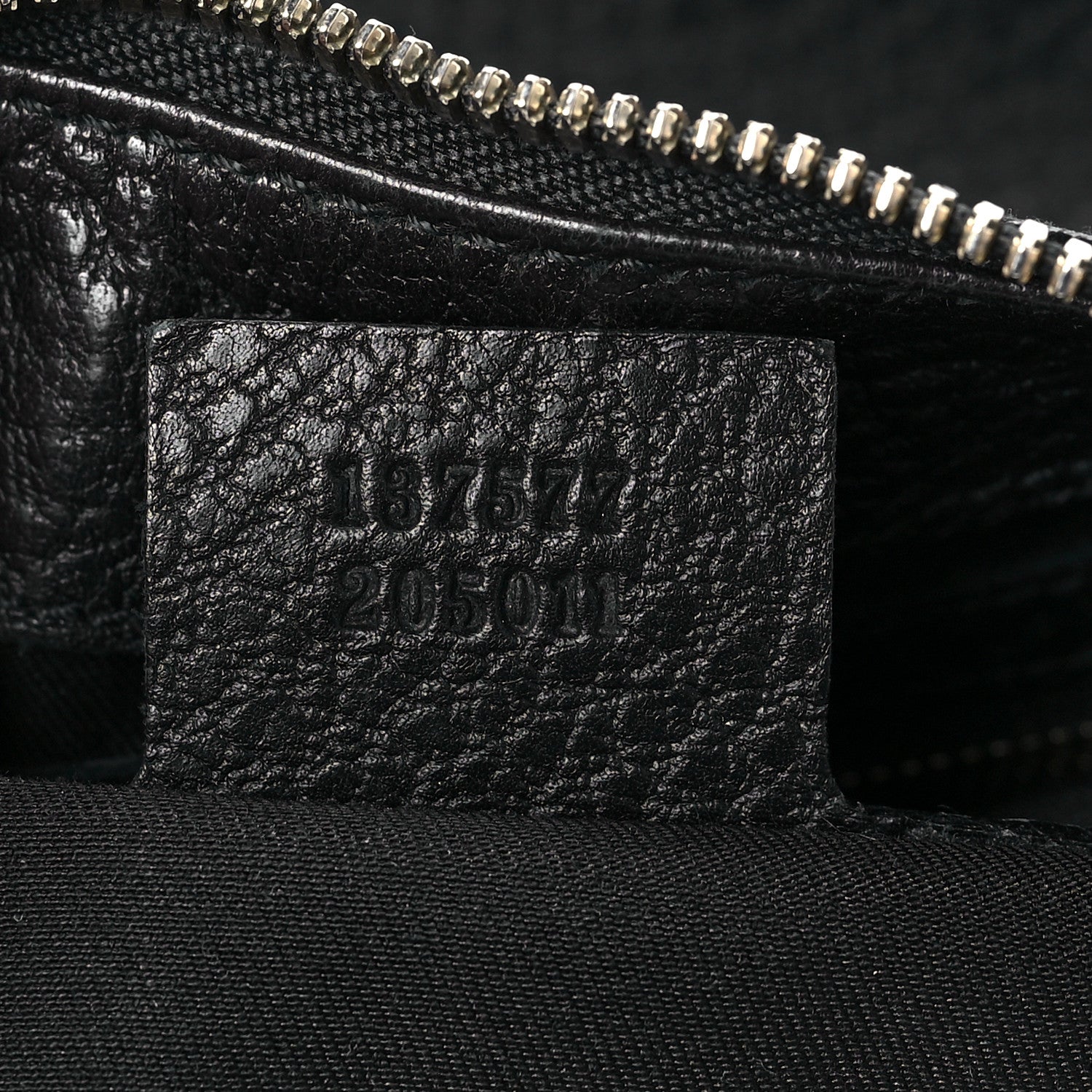 Gucci Calfskin Half Moon Bamboo Ring Hobo Black 7 of 9