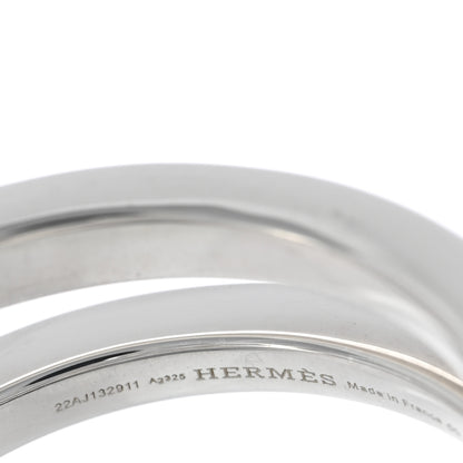 Hermes Sterling Silver Chaine D'Ancre Punk Ring 55 7.25 4 of 5