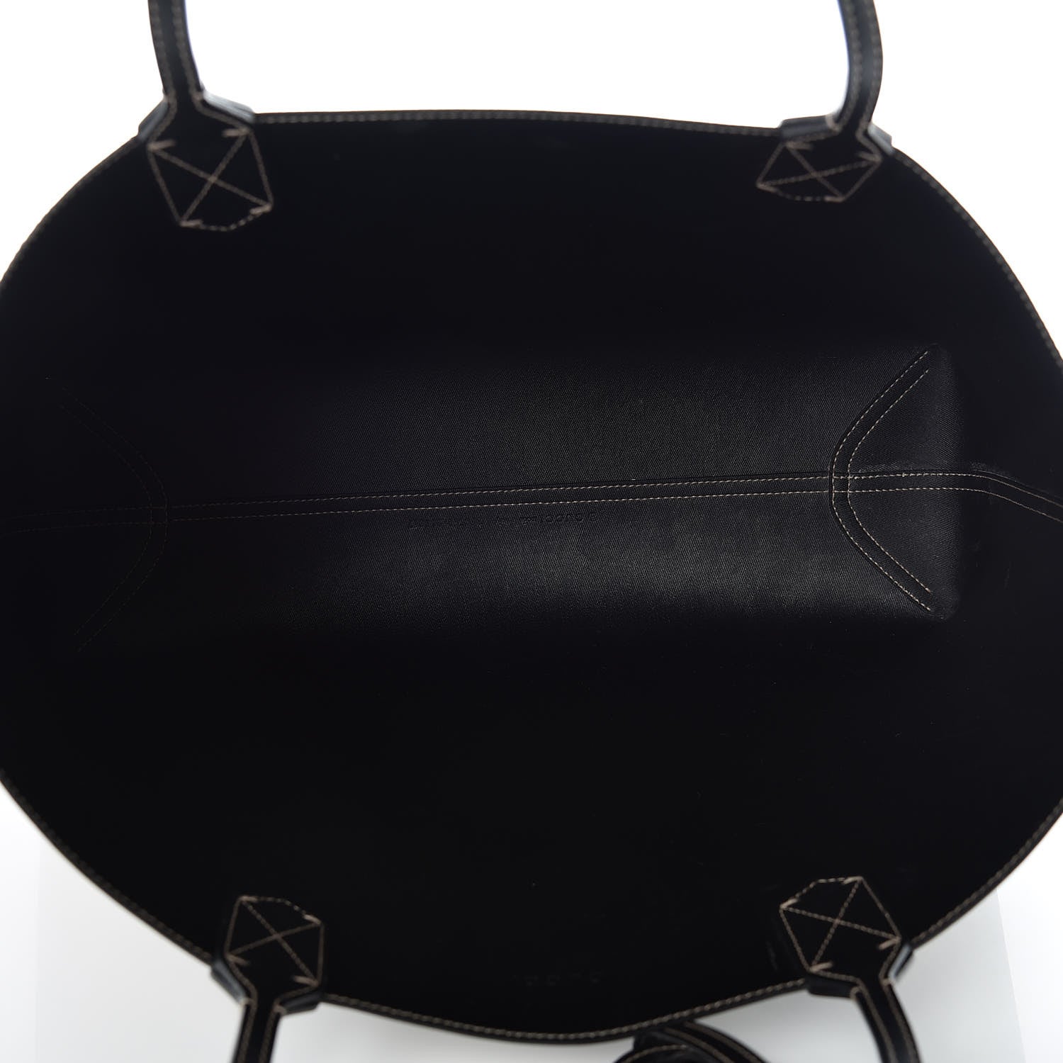 Gucci Calfskin GG Supreme Monogram Medium Reversible Tote Black 5 of 11