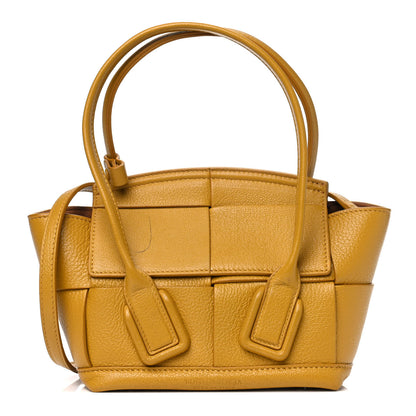 Bottega Veneta Grained Calfskin Mini Maxi Intrecciato Arco 29 1 of 12