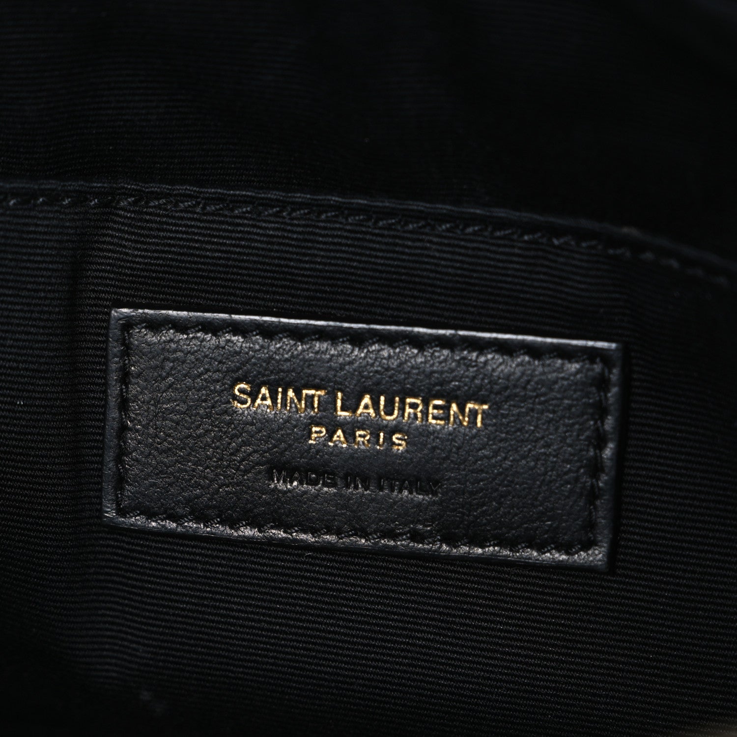 Saint Laurent Calfskin Matelasse Monogram Lou Camera Bag Black 6 of 10