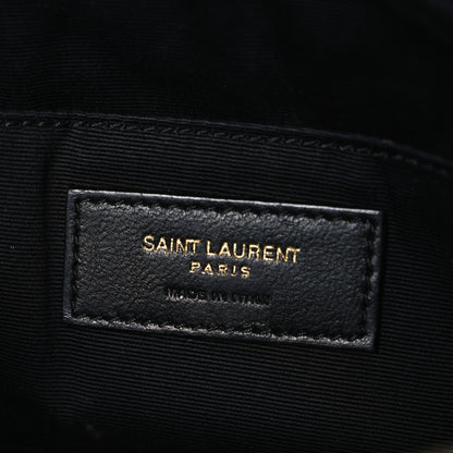 Saint Laurent Calfskin Matelasse Monogram Lou Camera Bag Black 6 of 10