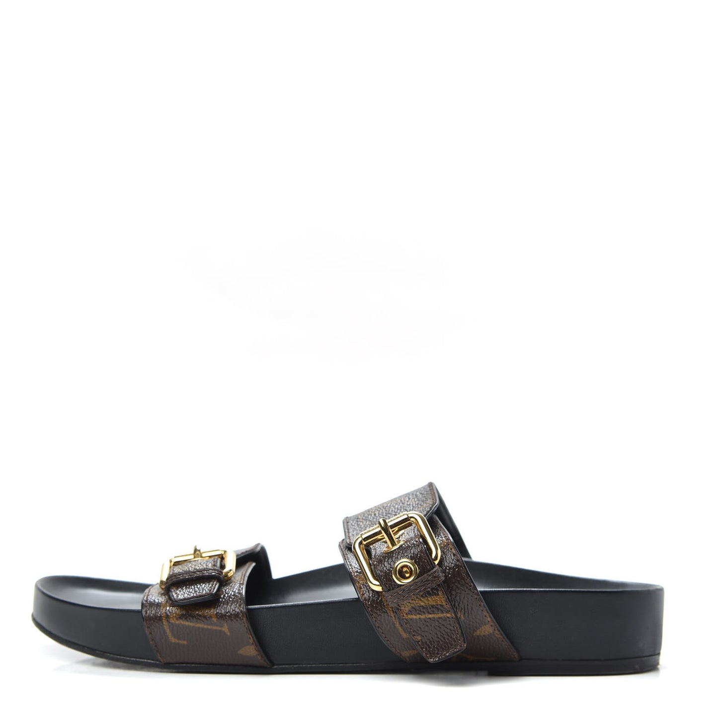 Monogram Bom Dia Mule Sandals 39 Black