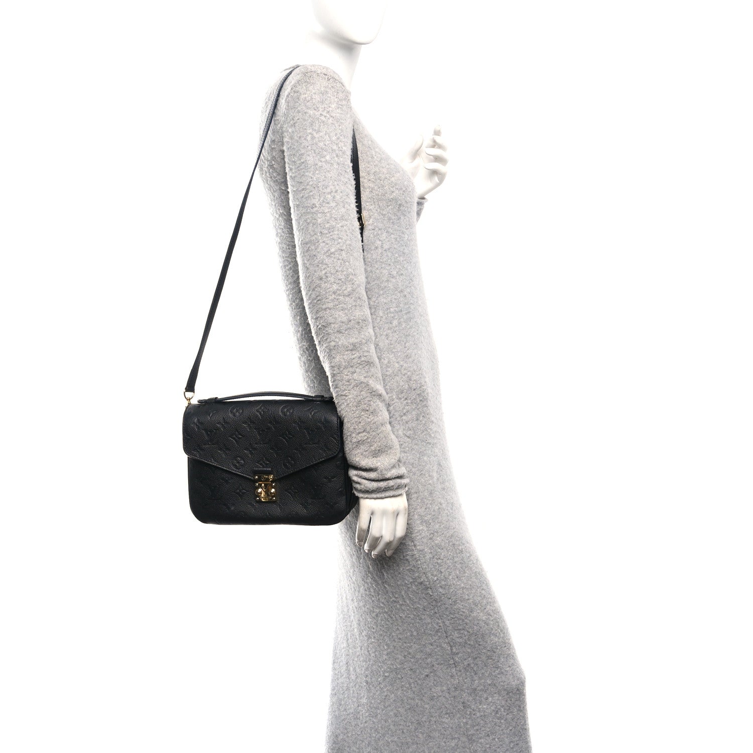 Louis Vuitton Empreinte Pochette Metis Black 2 of 10